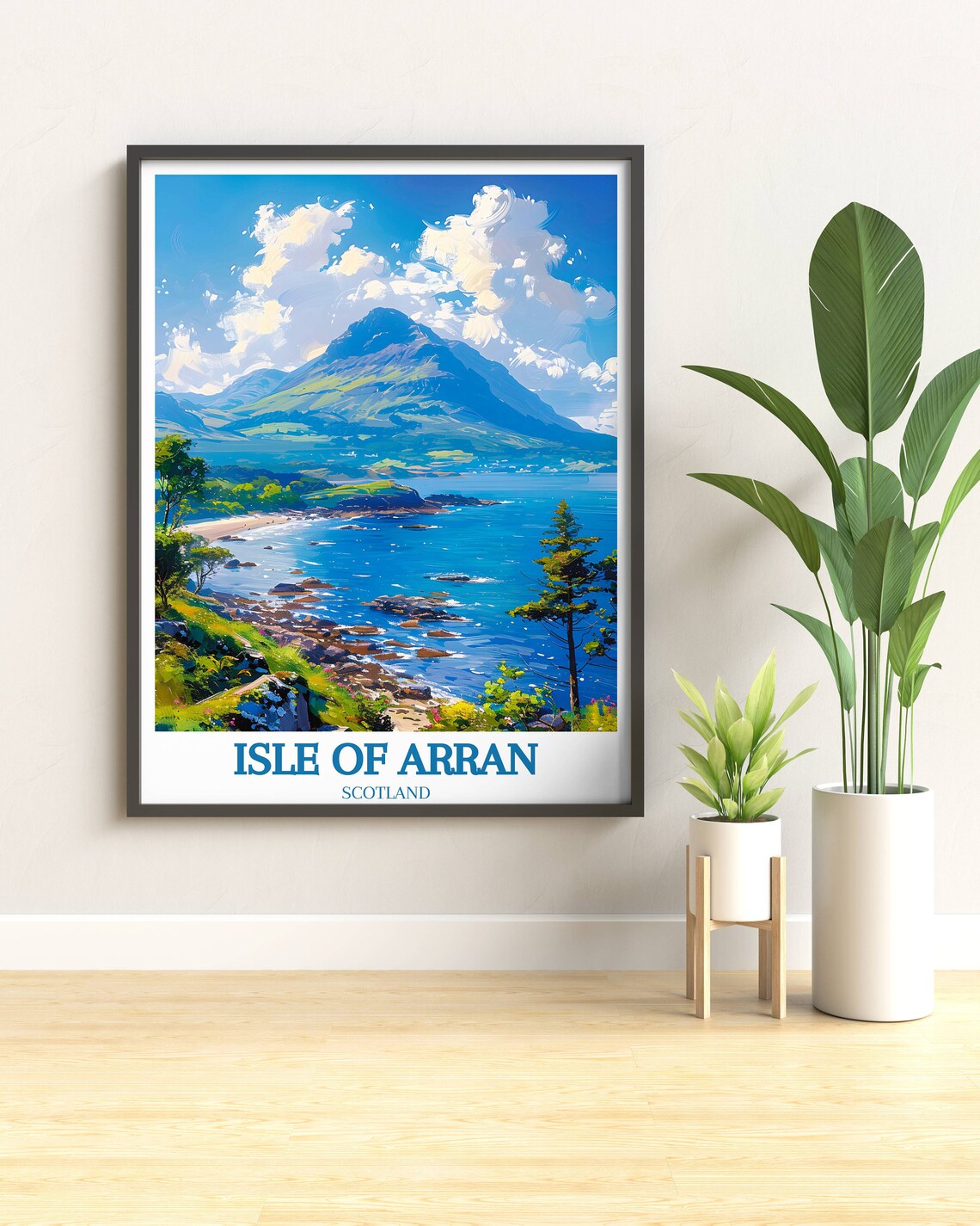 Isle Of Arran Travel Poster, Scotland Art Print - Image 2