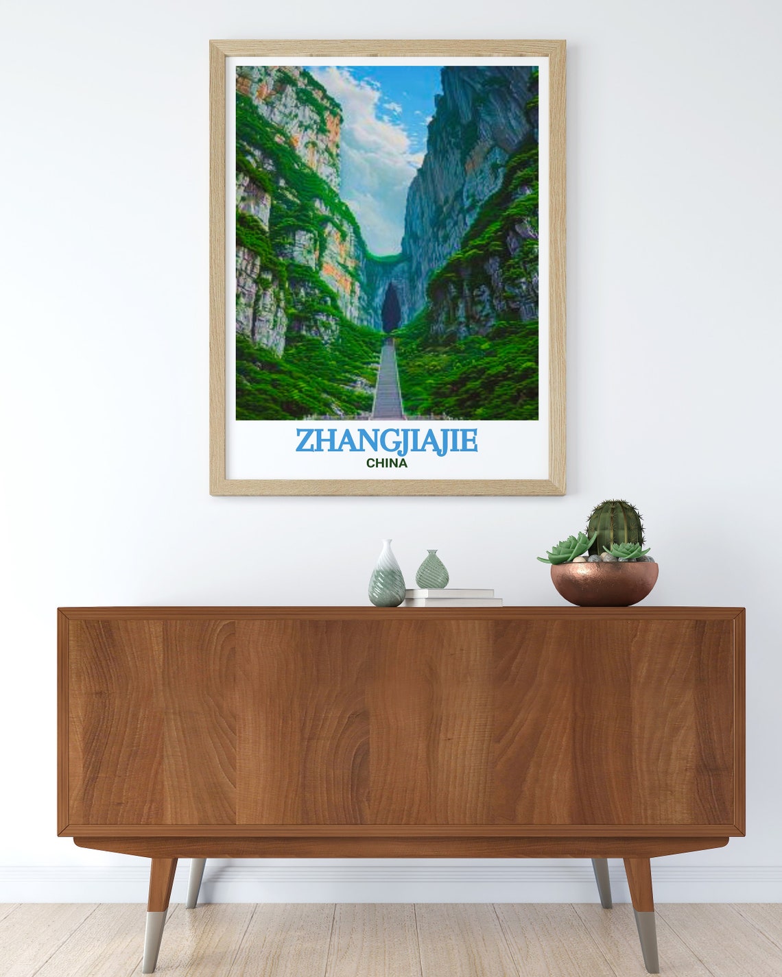 Zhangjiajie Travel Poster Tianmen Mountain Art Tianmen Mountain Decor And Art Print Zhangjiajie China Art Print Zhangjiajie Decor - Image 4
