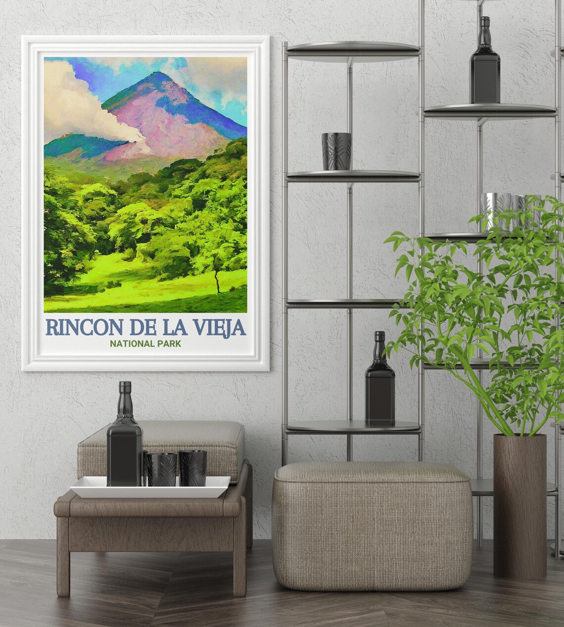 Rincon De La Vieja Costa Rica Volcano National Park Art Poster - Image 3