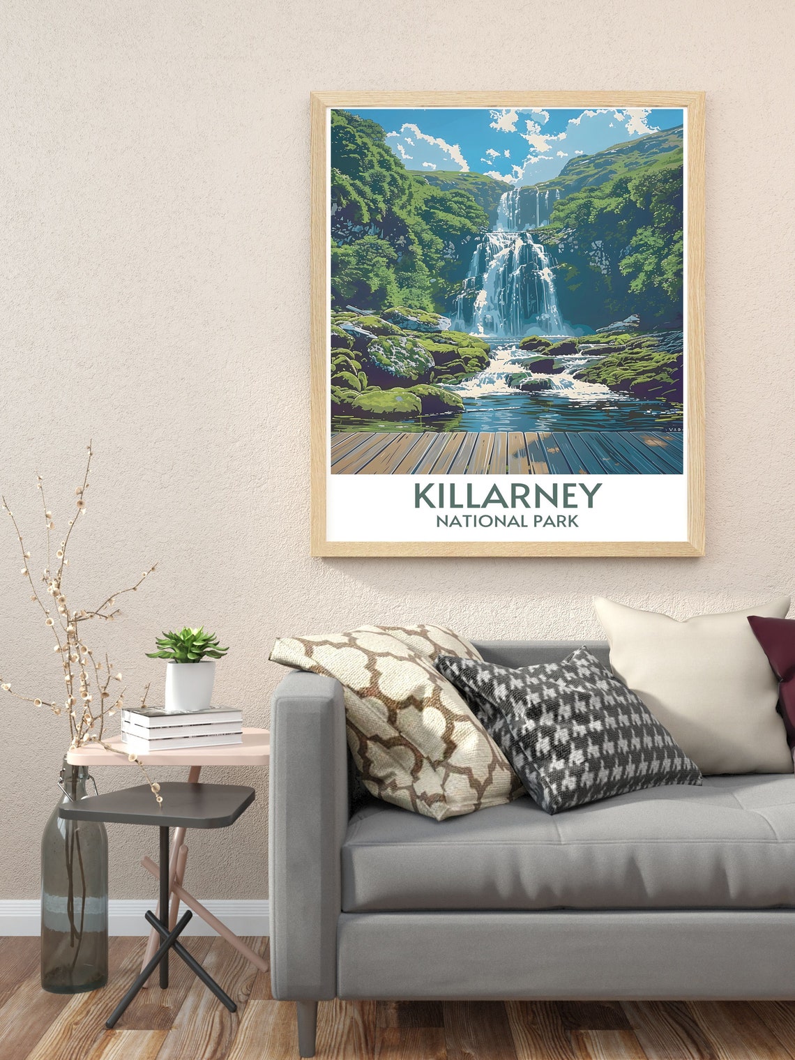 Killarney National Park Torc Waterfall Ireland Emerald Isle Poster - Image 3