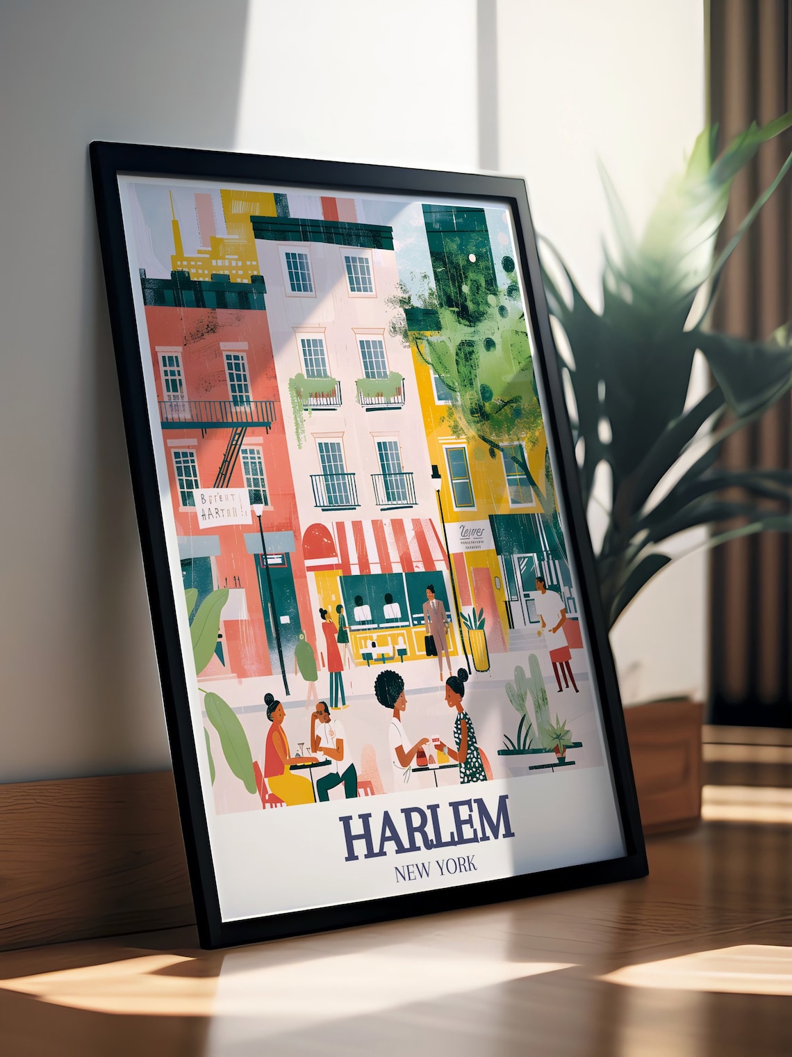 Harlem 125th Street Main Street Travel Poster - Image 2