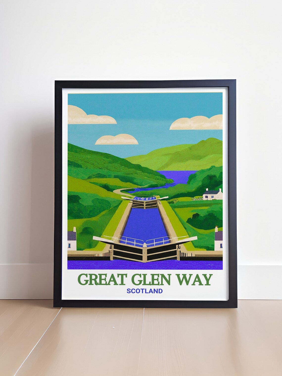 Great Glen Way Fort Augustus Travel Poster - Image 4