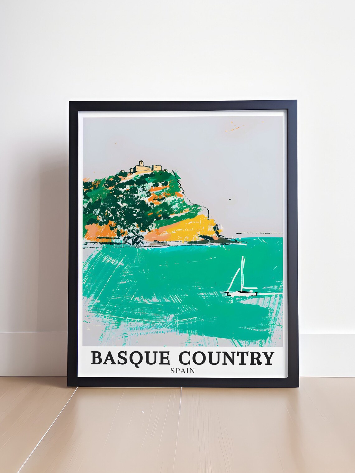 Basque Country San Juan de Gaztelugatxe Hermitage Isle Poster - Image 4