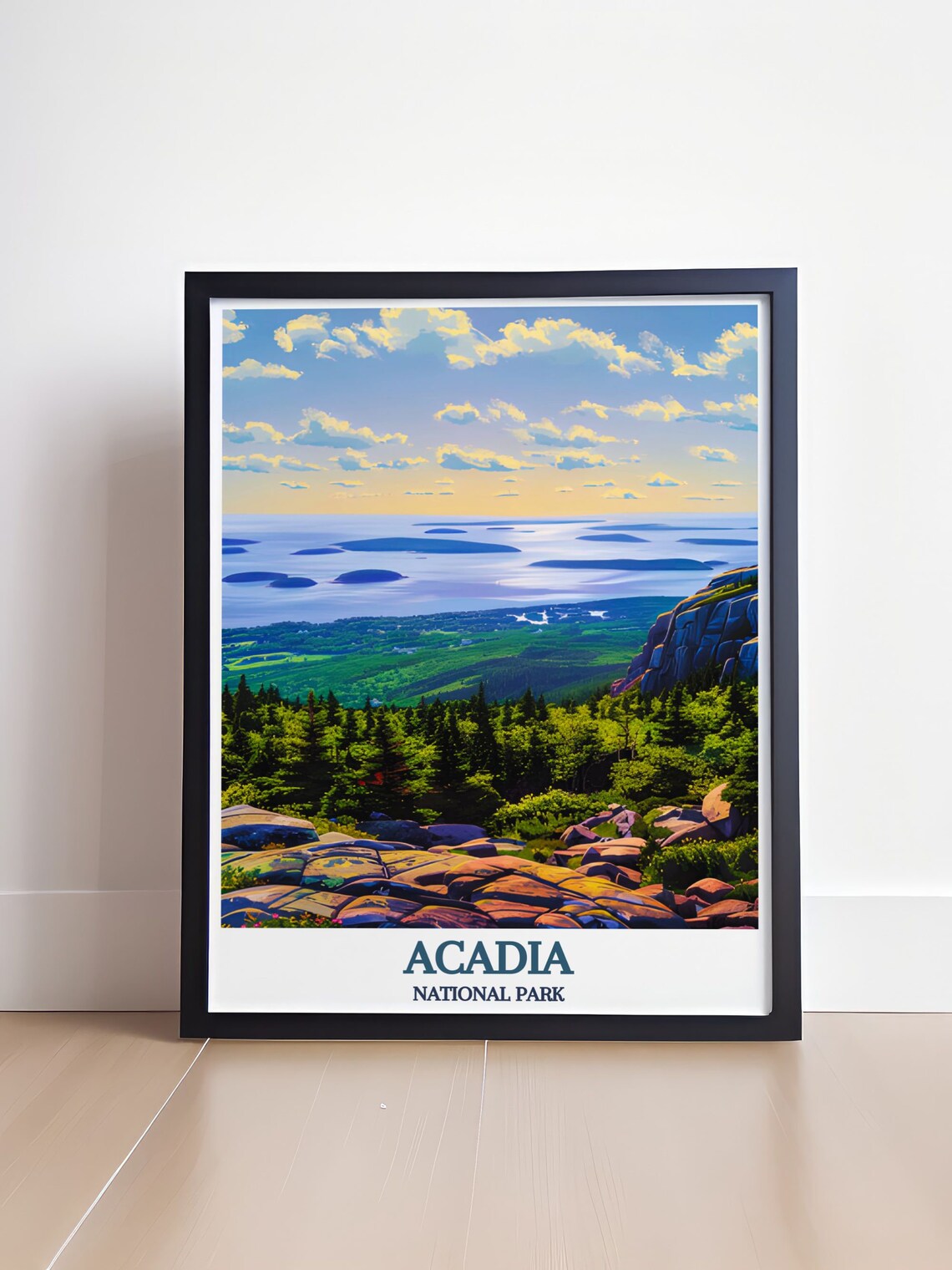 Acadia National Park Poster from Cadillac Mountain Ocean Overlook - Image 4
