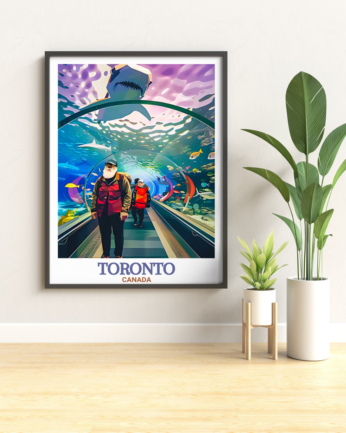 Toronto Wall Art Ripleys Aquarium Of Canada Print Ripleys Aquarium Of Canada Art Ripleys Aquarium Of Canada Travel Poster - Image 2