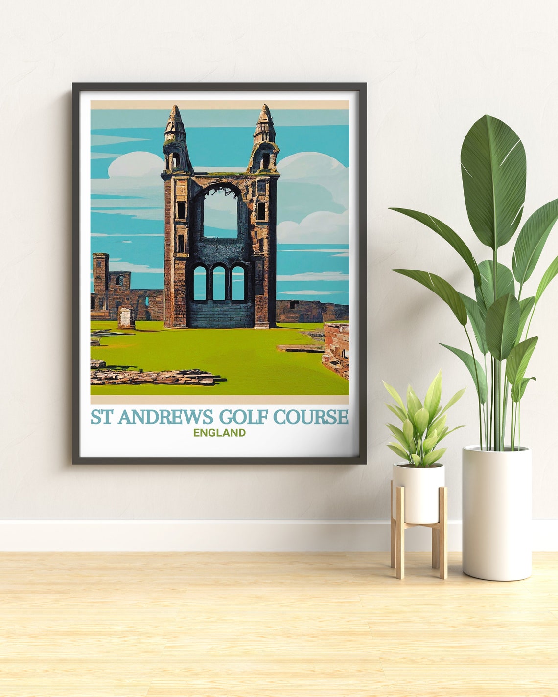 St Andrews Cathedral Ruins Historic Landmark Arched Tower Poster - Image 3