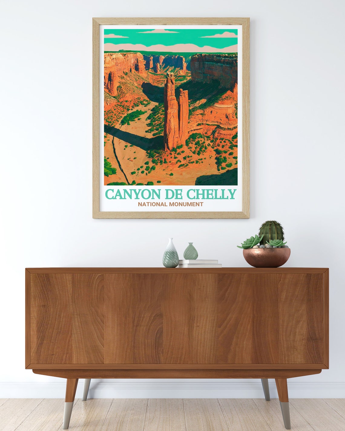 Canyon De Chelly Spider Rock Spire Desert View Travel Poster - Image 3