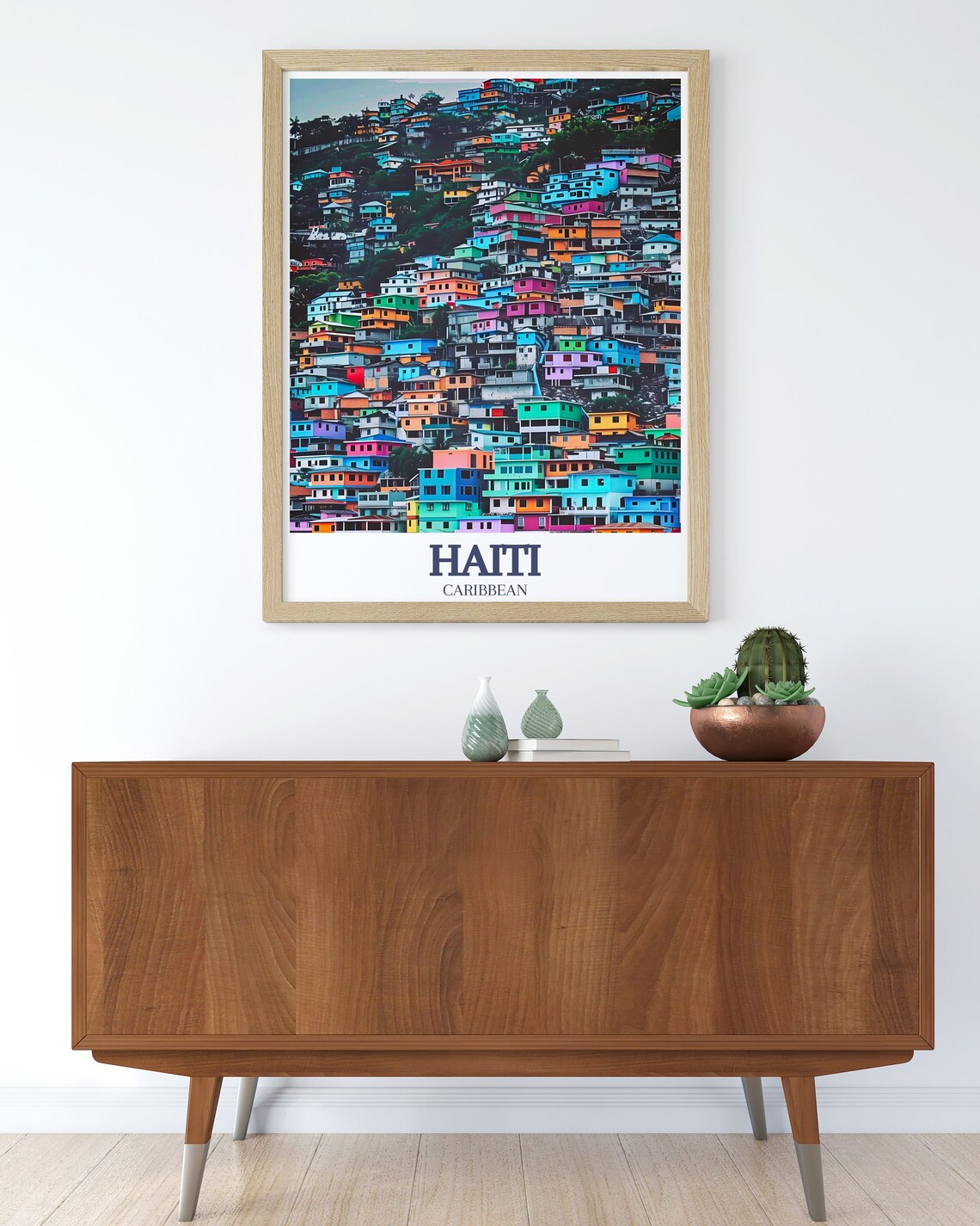 Haiti Travel Print, Jalousie Neighborhood - Image 3