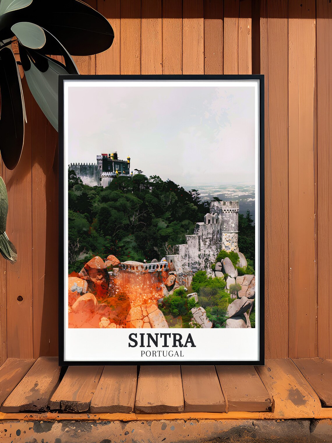 Castelo dos Mouros Sintra Portugal Fortress Hills Travel Poster - Image 3