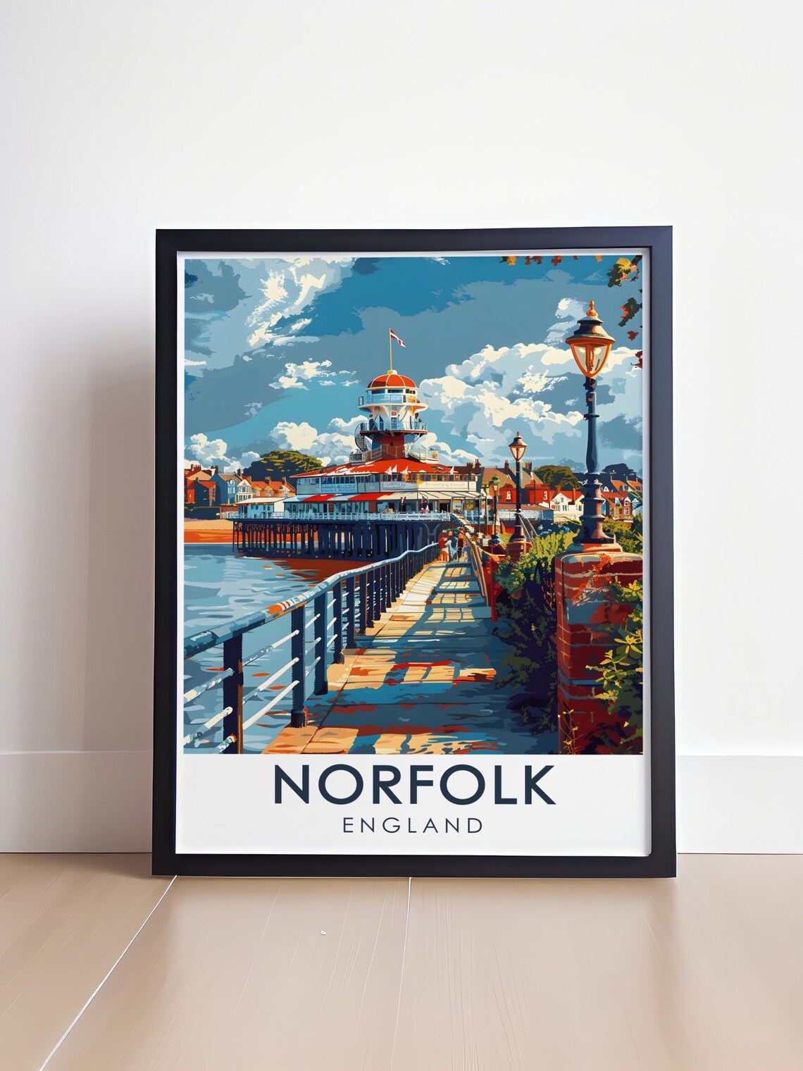 Norfolk England Cromer Pier Victorian Pavilion Promenade Poster - Image 4
