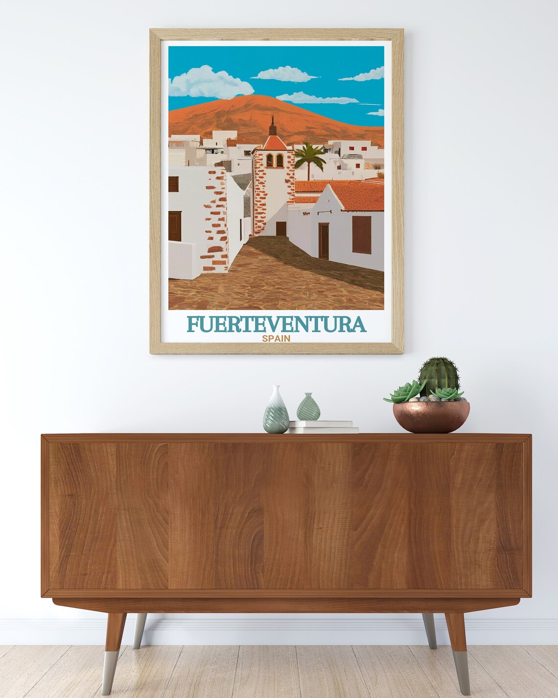 Fuerteventura Betancuria Old Town Church Canary Islands Poster - Image 3