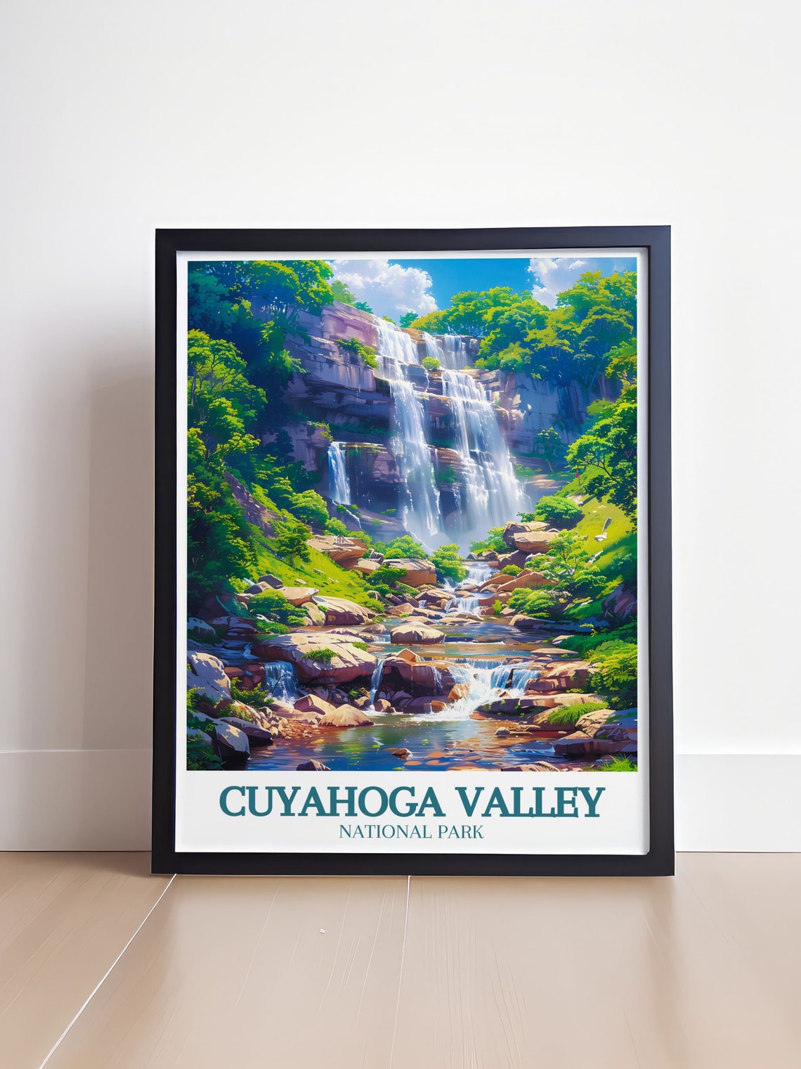 Cuyahoga Valley National Park Waterfall Cascades Forest Poster - Image 4