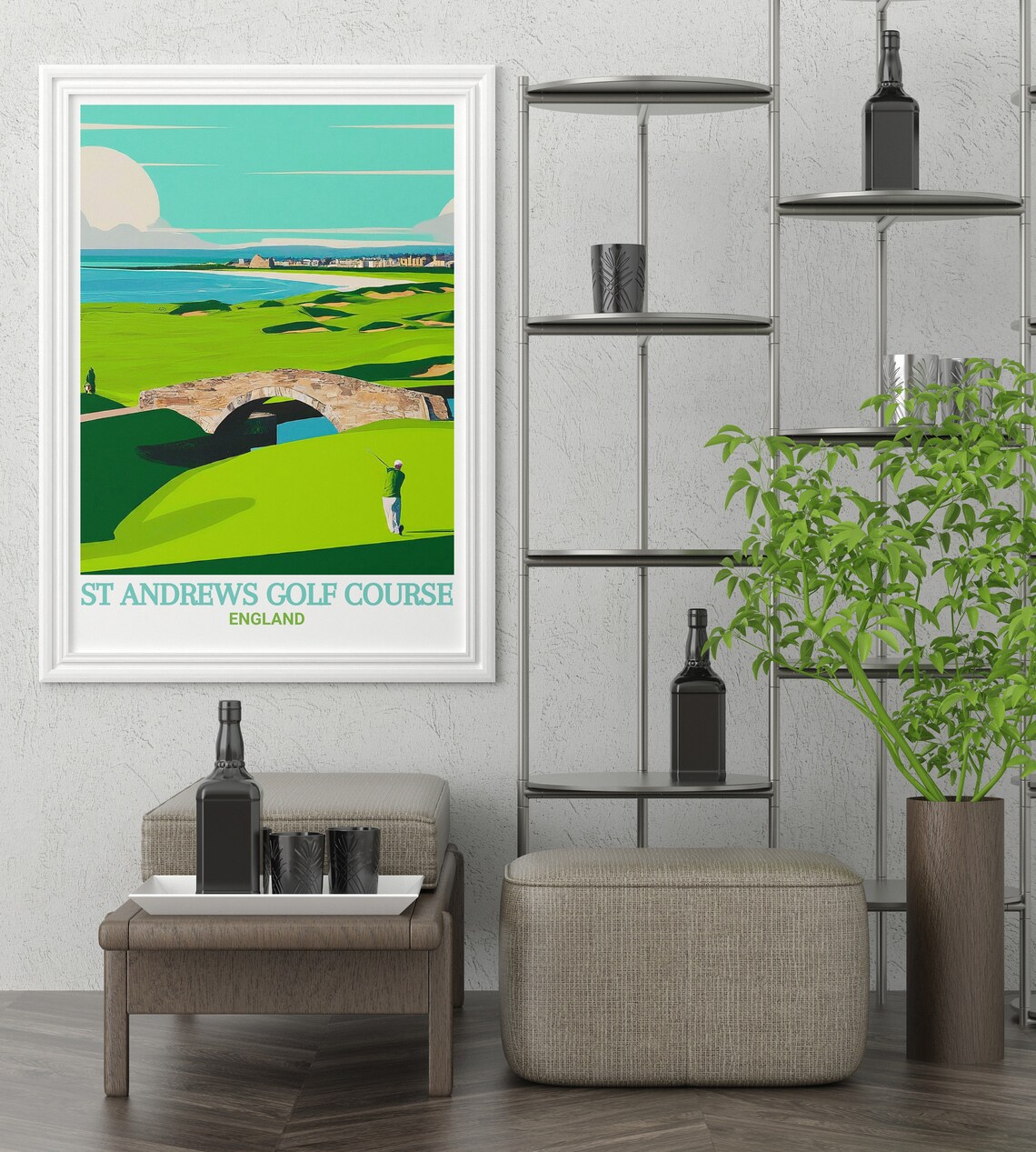 St Andrews Golf Course Travel Posters St Andrews Old Course Art Prints Golf Course And Old Course Posters For Travel Lovers - Image 2