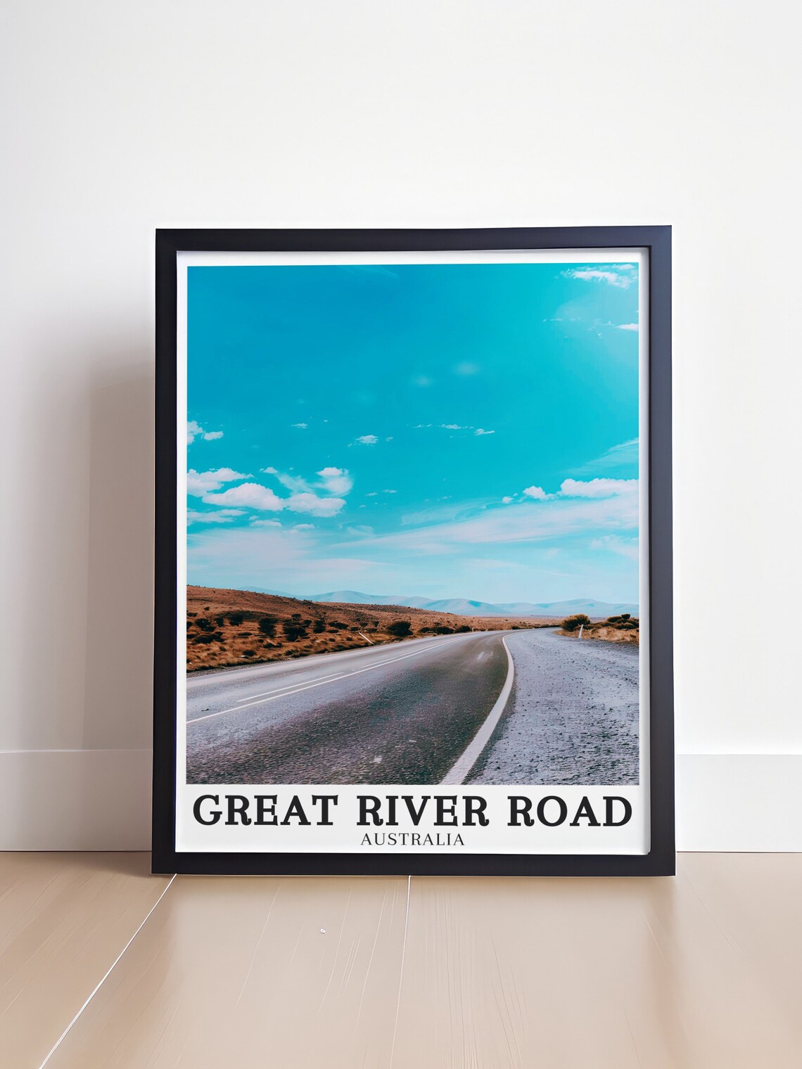 Great River Road Australia Outback Highway Scenic Travel Poster - Image 4