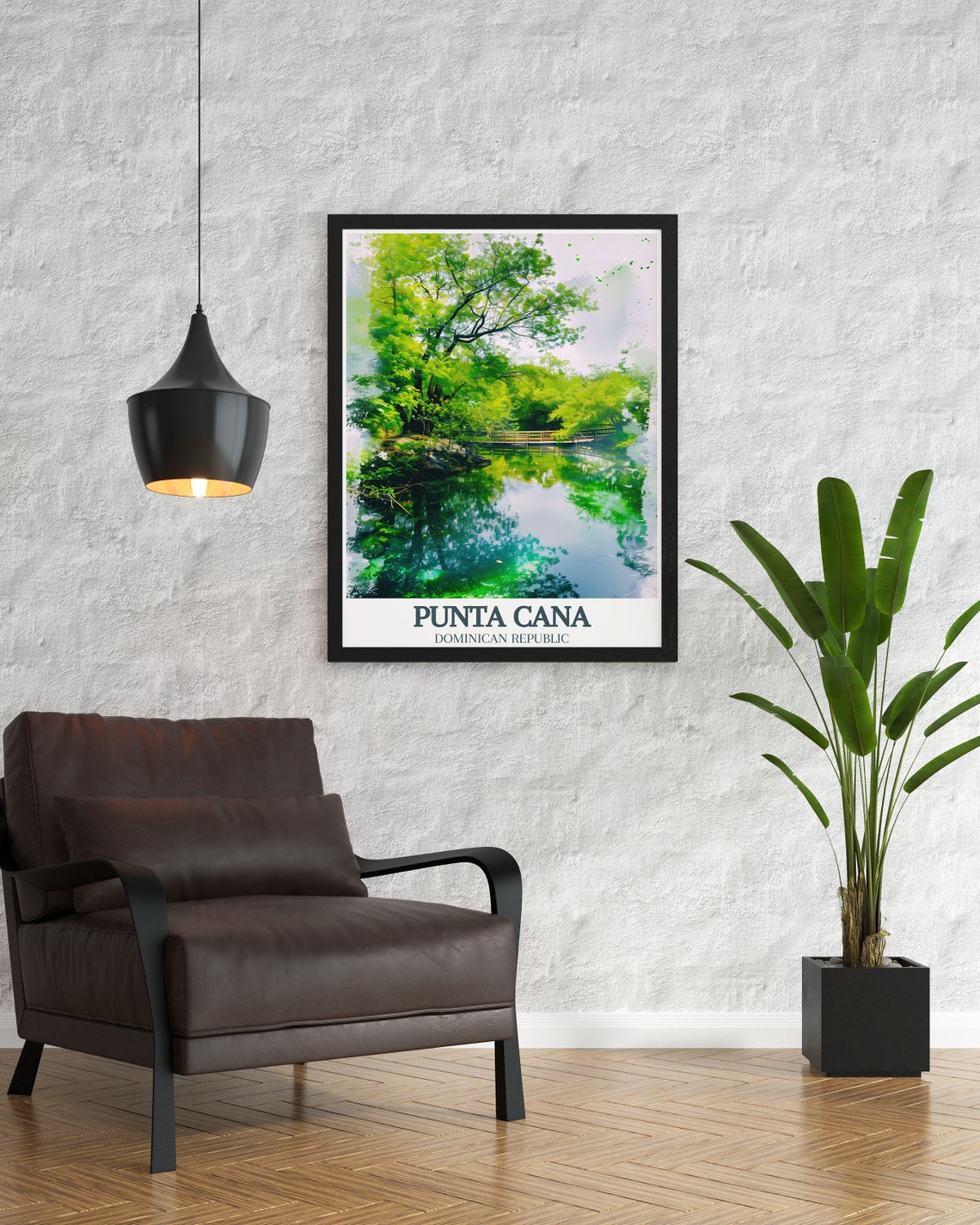 Punta Cana Emerald Lagoon Dominican Republic Nature Reserve Poster - Image 2