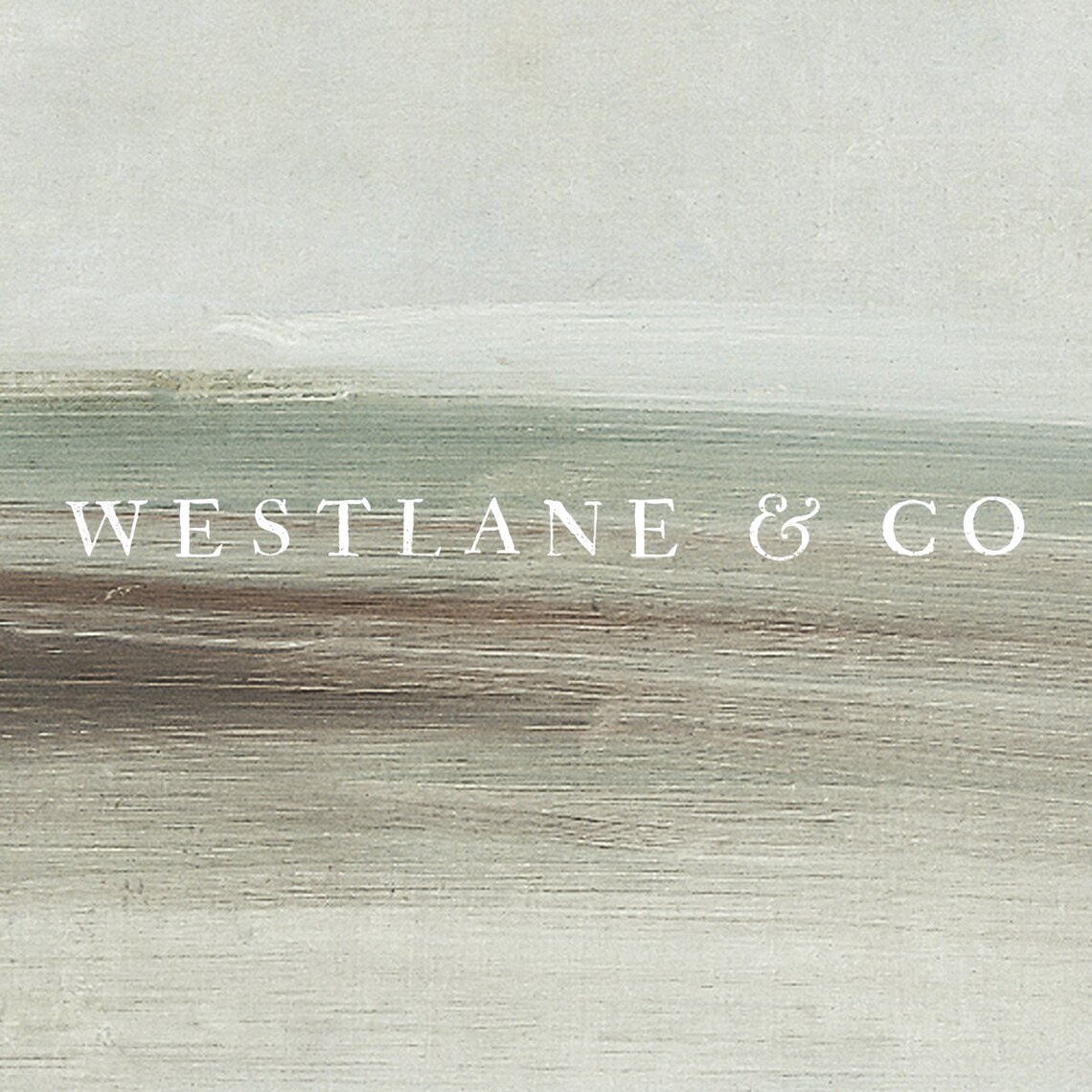 Sage Green Minimalist Abstract Seascape Coastal Neutral Wall Art Poster - Image 2