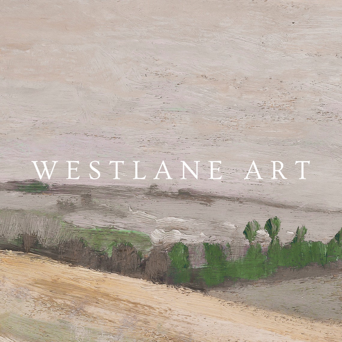 Landscape Painting Frame Tv Art Neutral Vintage Art Tv201 - Image 2