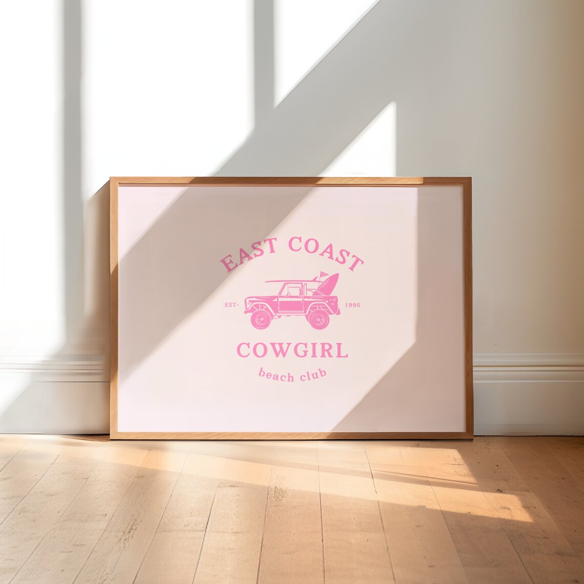 East Coast Cowgirl Club Bronco Art Print