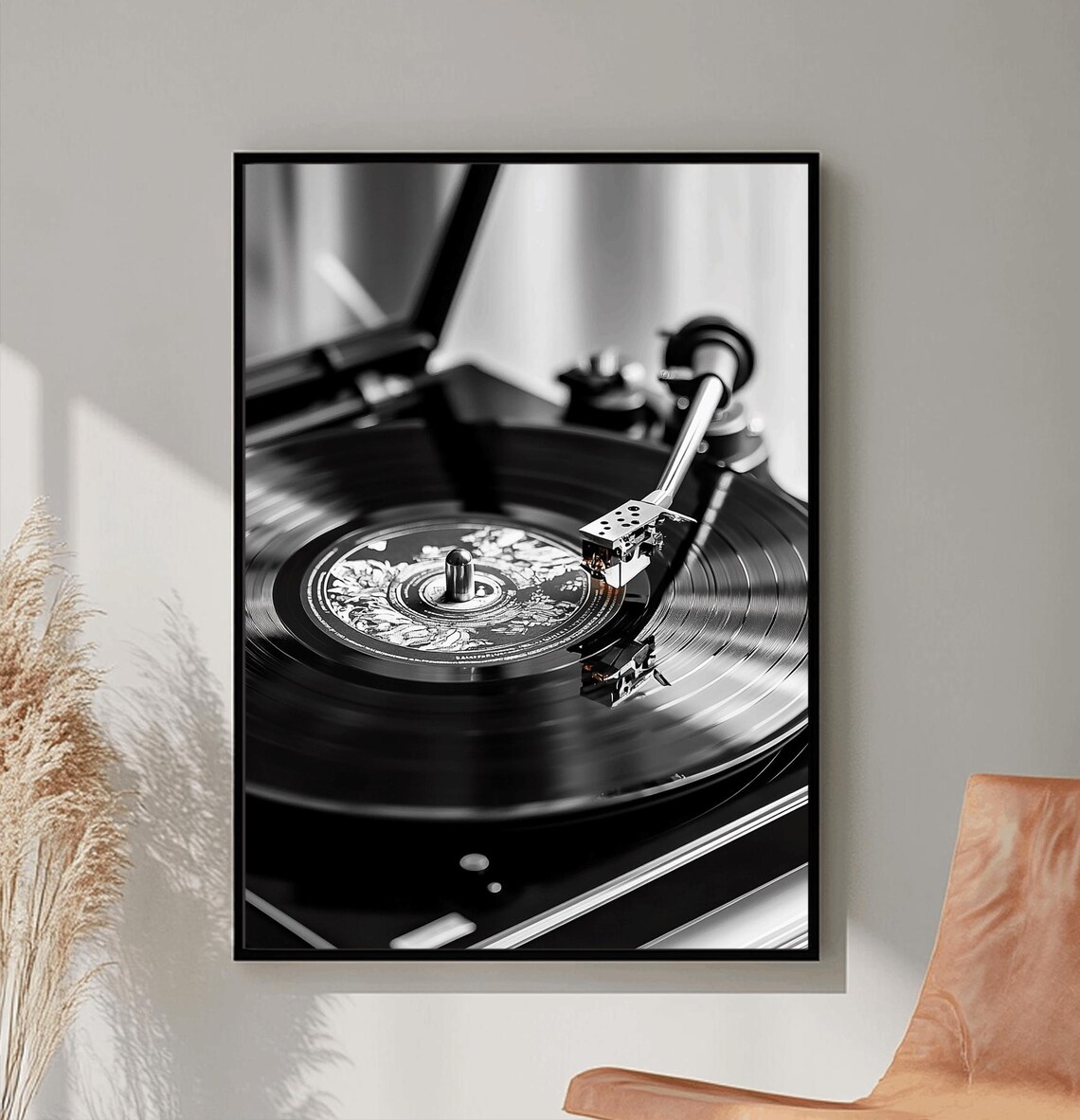 Vinyl Records Vintage Music Art Print - Image 3