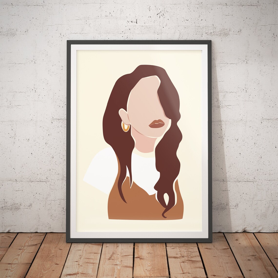 Inspirational Female No. 5 Black Woman Art Print