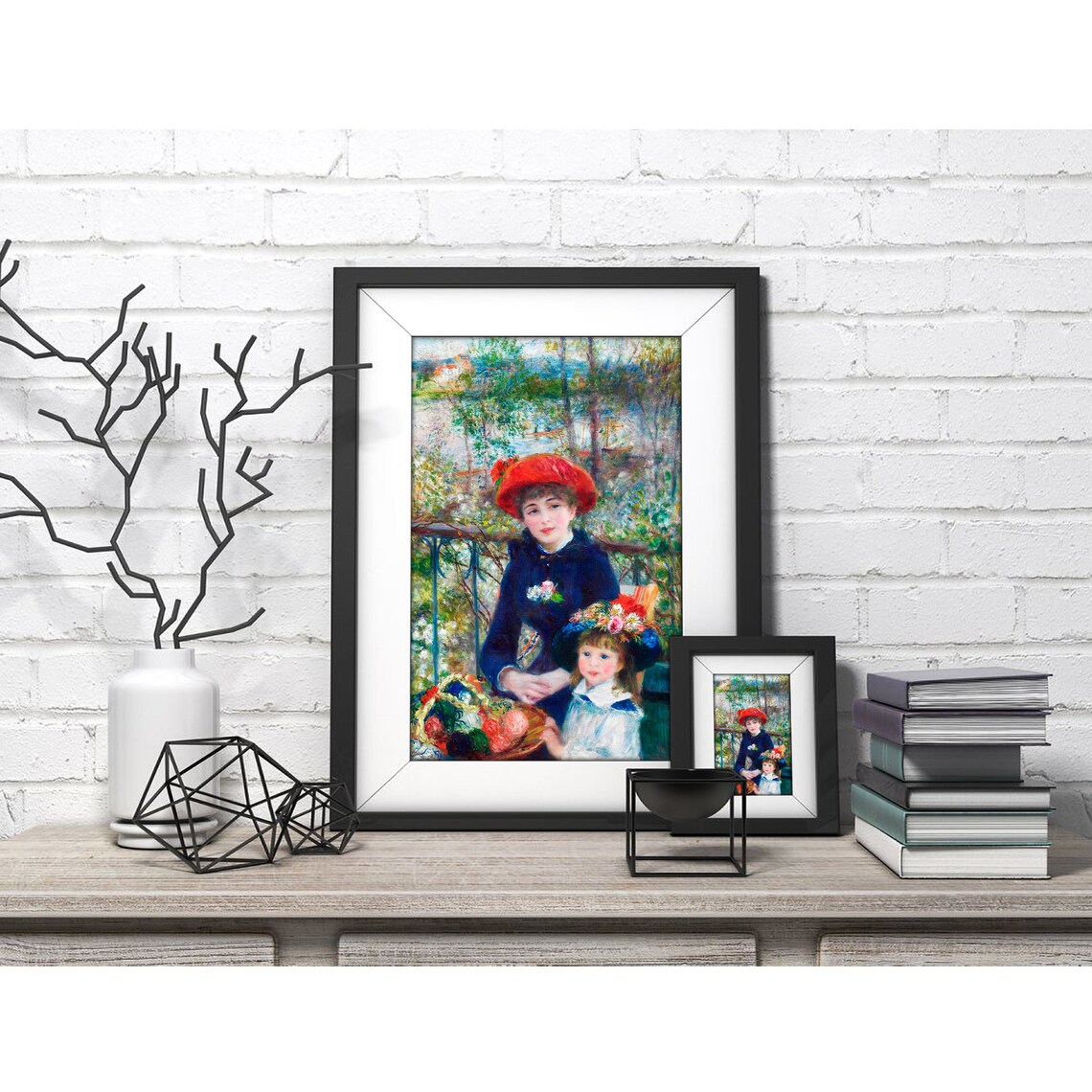 Two Sisters Print Pierre Auguste Renoir Vintage Wall Art Classic Paintings Renaissance Prints Large Home Decor - Image 4