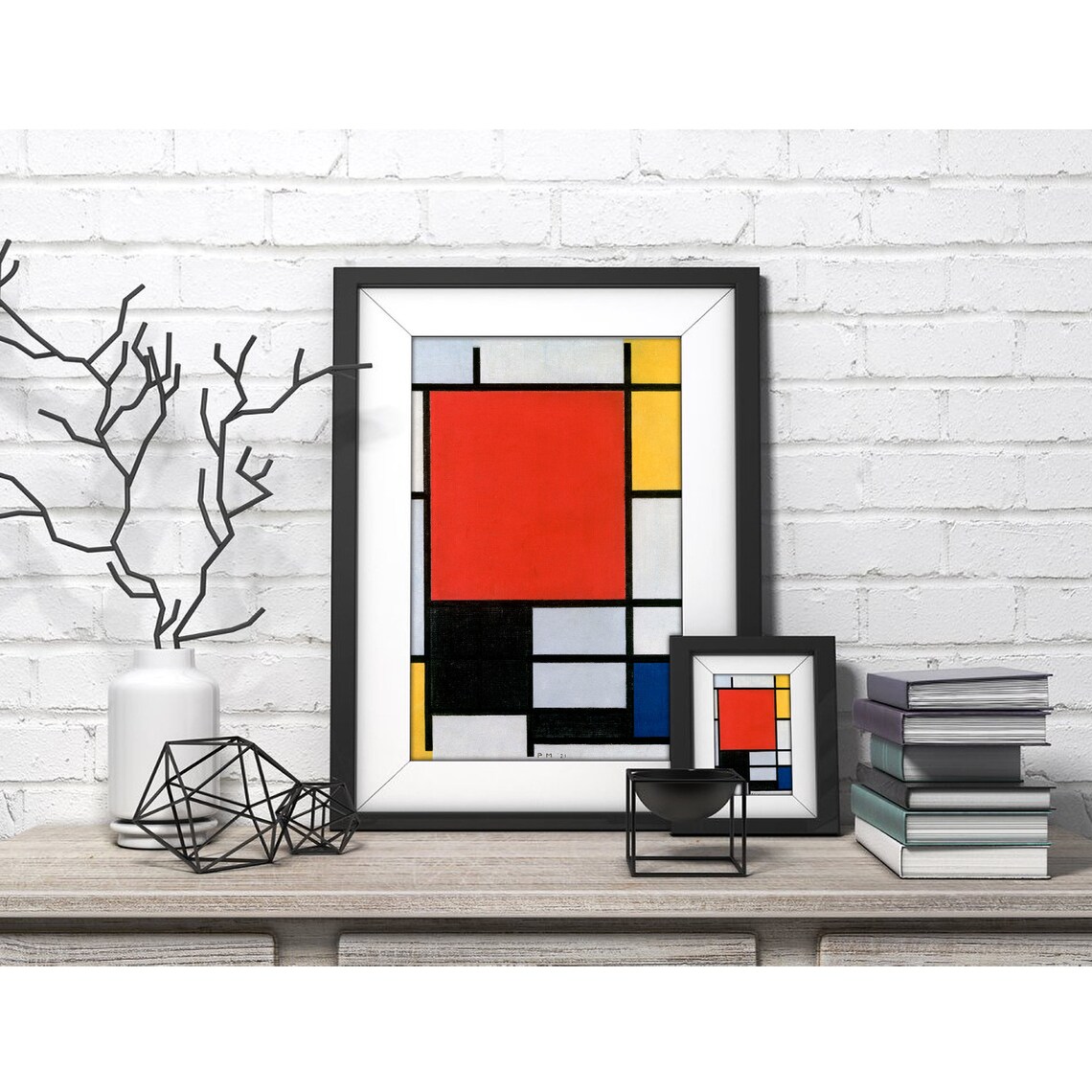 Piet Mondrian Vintage Wall Art, Classic Art Print - Image 4
