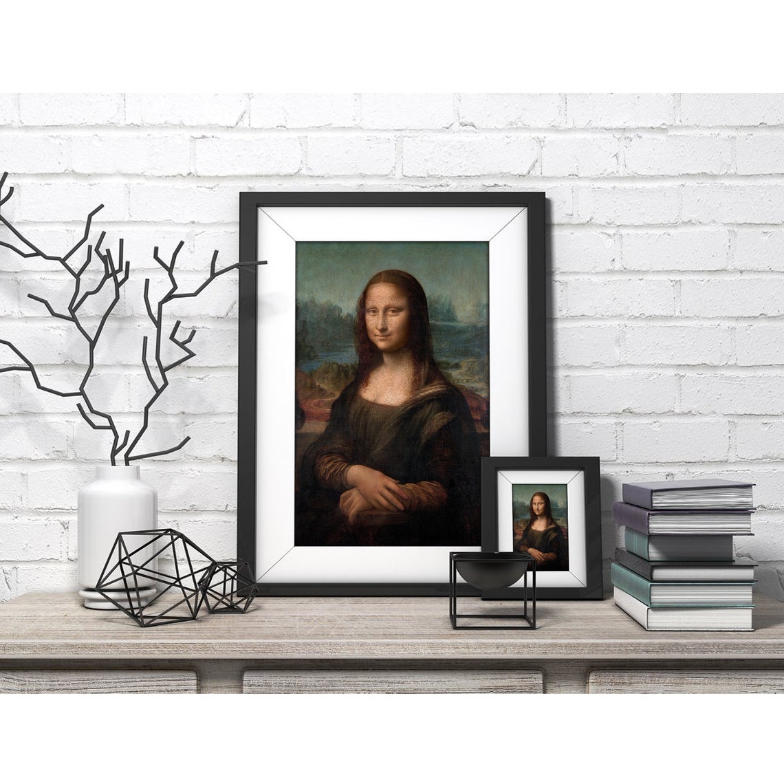 Leonardo da Vinci Mona Lisa Italian Renaissance Portrait Art Poster - Image 4