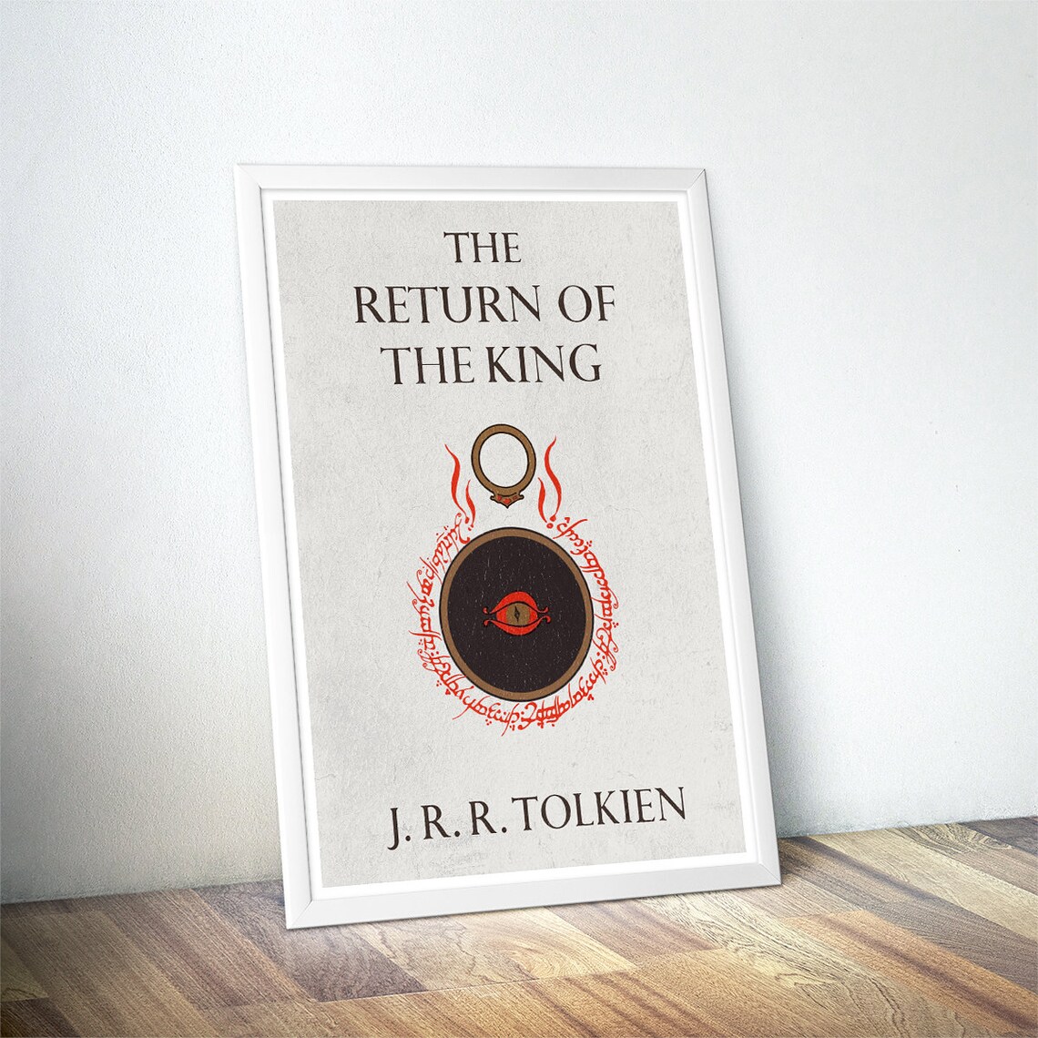 The Return Of The King JRR Tolkien Minimal One Ring Art Poster - Image 4