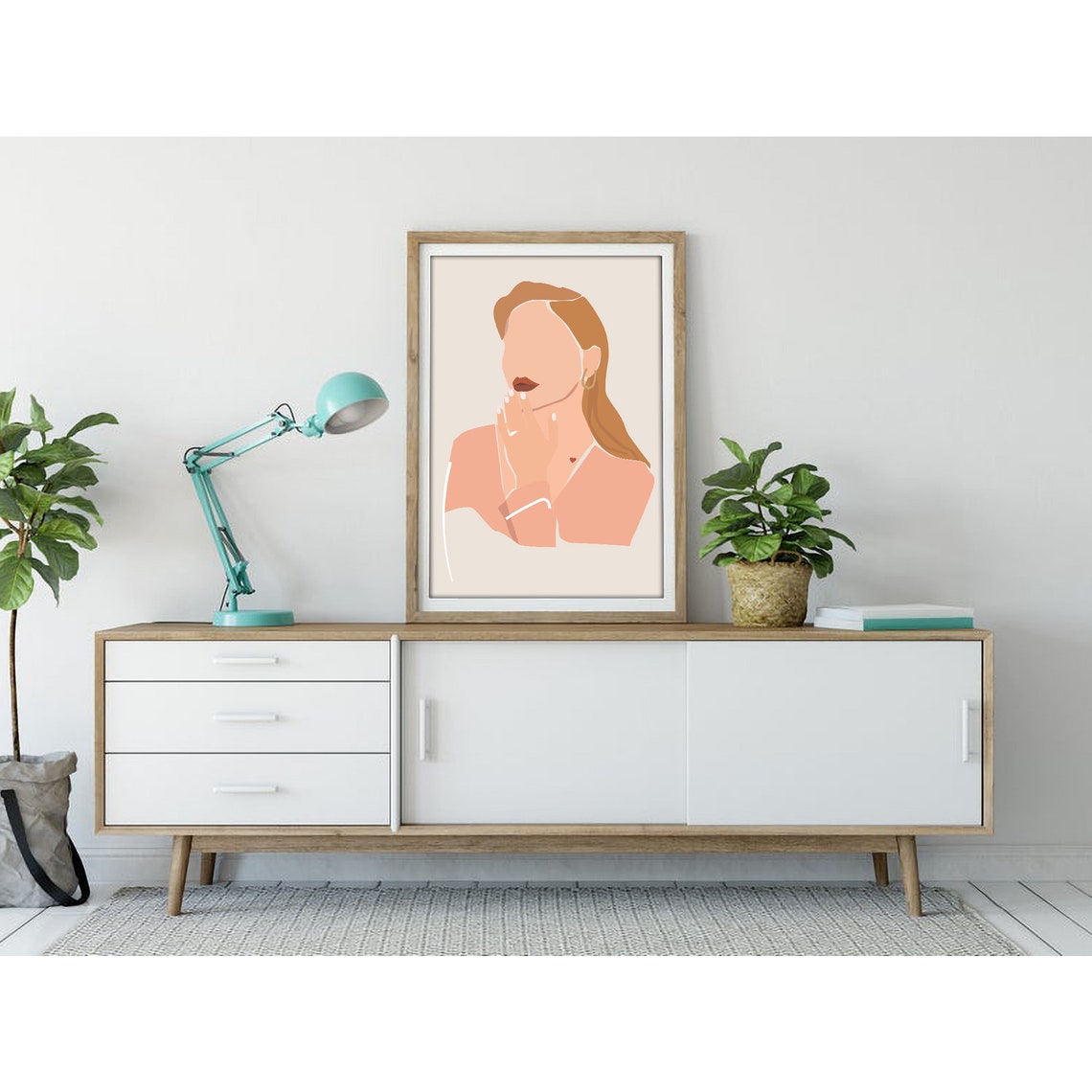 Inspirational Women No6 Room Decor Aesthetic Trending Wall Art Modern Prints Illustration Art Bathroom Wall Art - Image 3