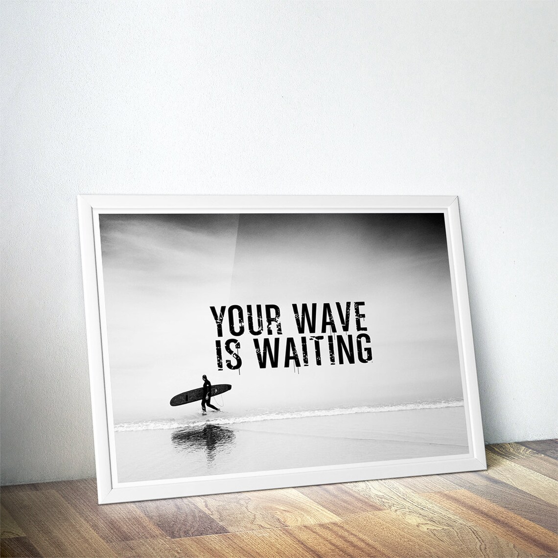 Surf Decor Your Wave Is Waiting, Coastal Art Print - Image 3