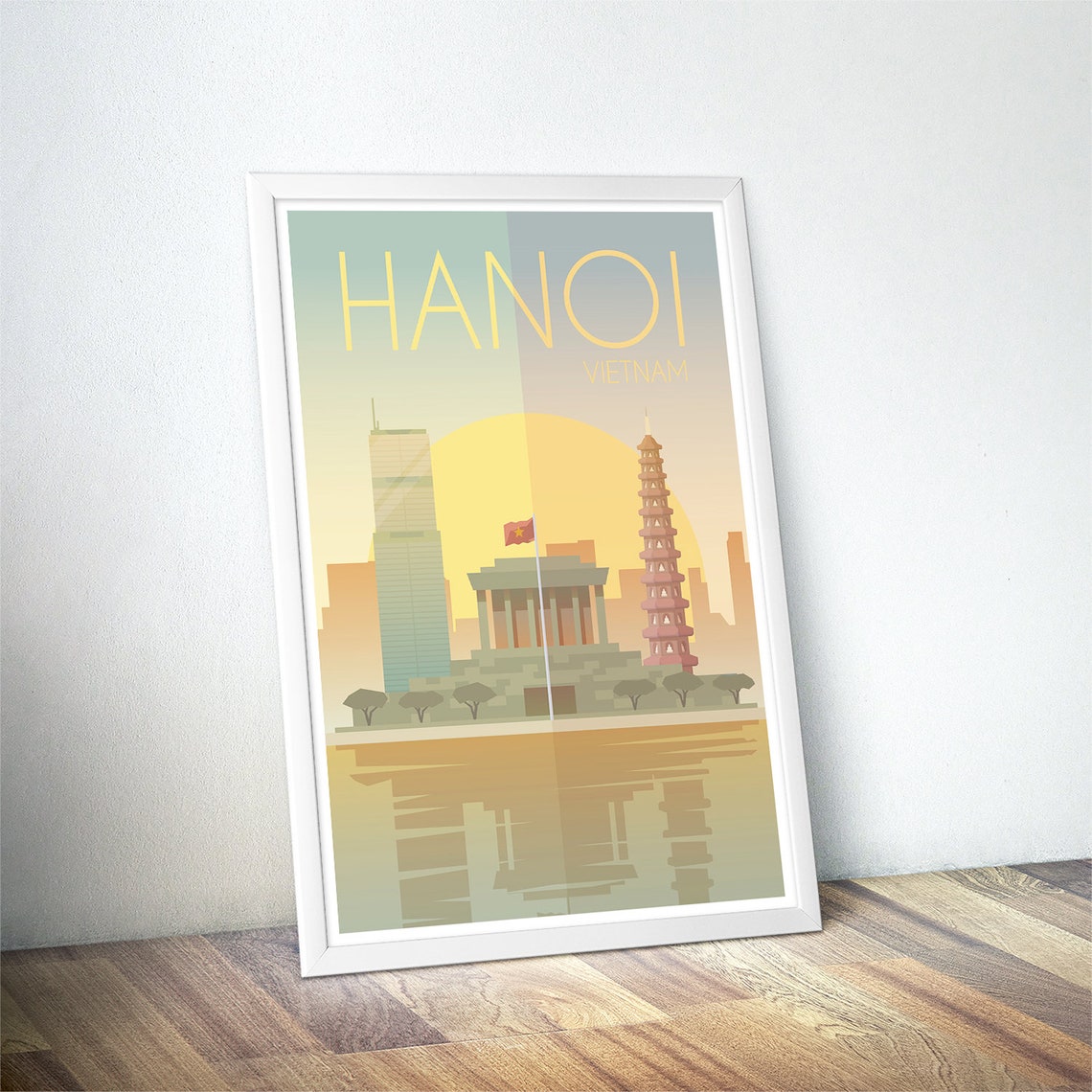 Vietnam Poster Vintage Travel Poster Minimalist Art Prints Travel Gifts Travel Art Deco Posters Wall Hangings - Image 4