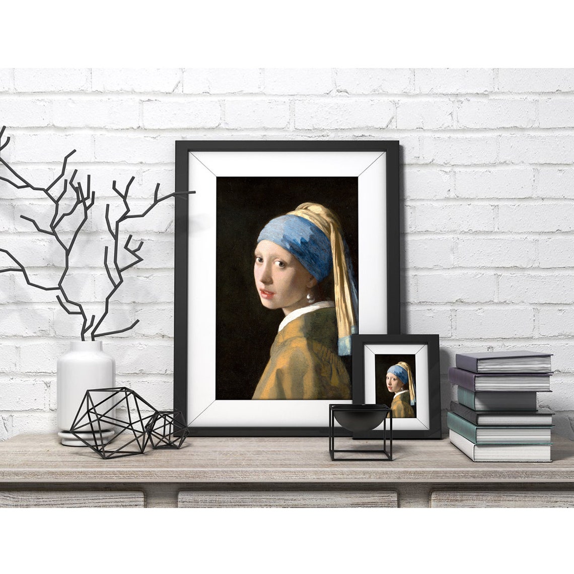 Johannes Vermeer Girl with a Pearl Earring Dutch Master Art Poster - Image 4
