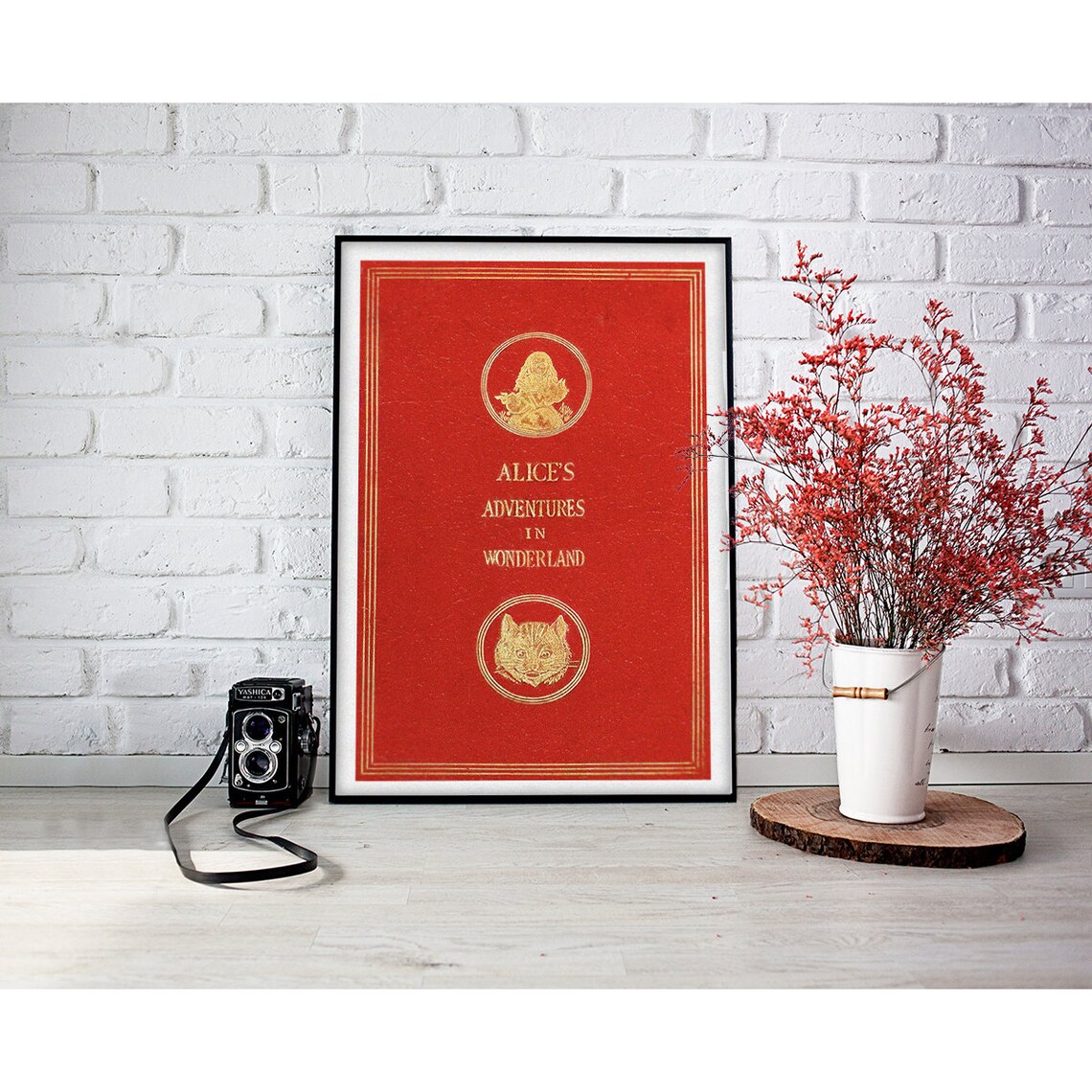 Alice in Wonderland Vintage Literary Poster - Image 4