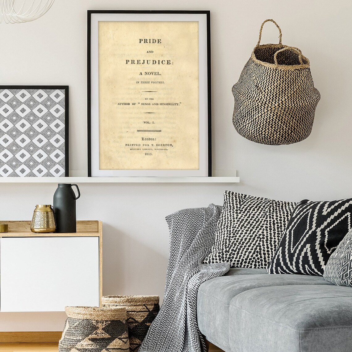Pride And Prejudice Art Print, Jane Austen Gift - Image 3
