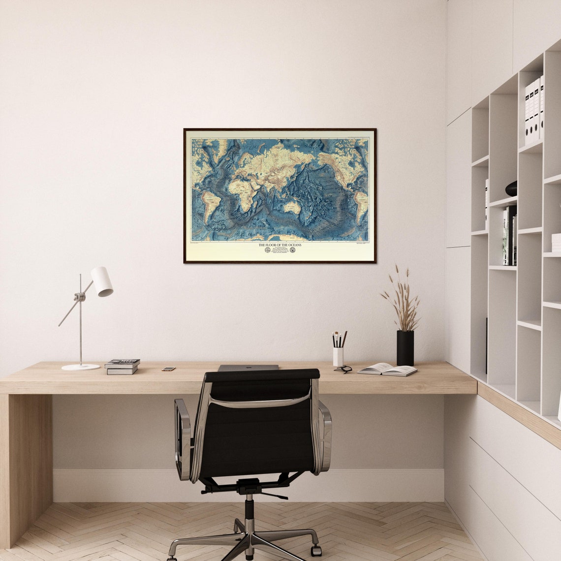Ocean Floor - Modern Beach Art Print - Image 2