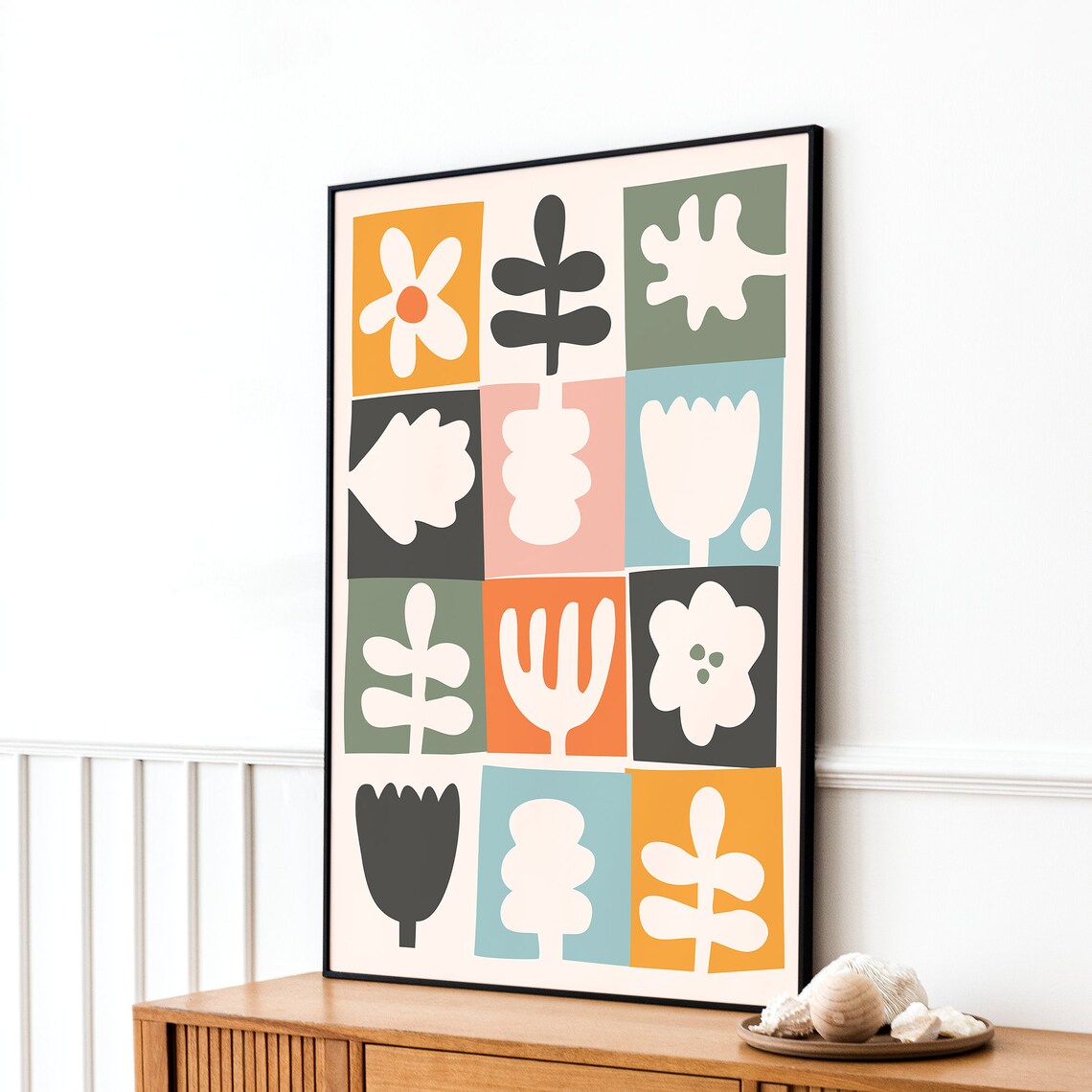 Botanical Abstract - Minimalist Travel Poster - Image 3