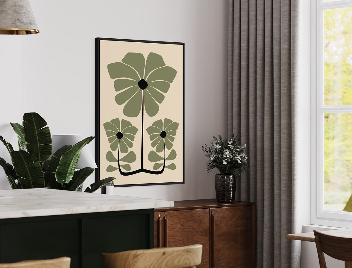 Botanical Print, Bohemian Floral Illustration - Image 4
