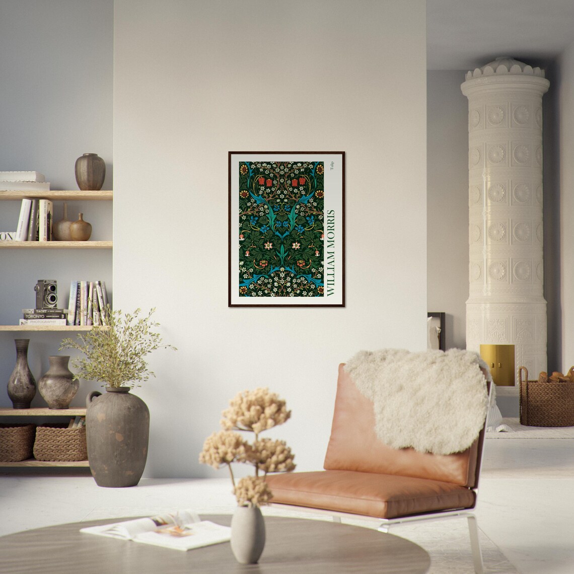William Morris Exhibition Poster, Botanical Boho Decor - Image 2