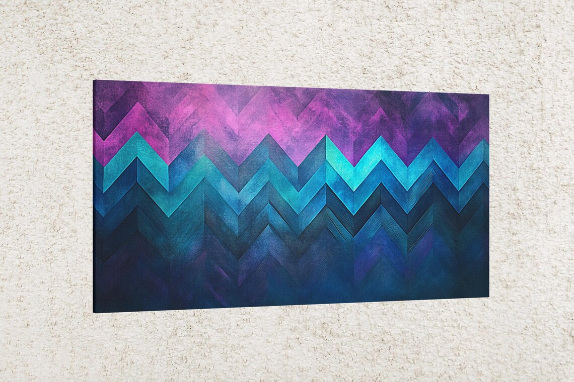 Chevron Gradient Texture - Abstract Modern - Image 2