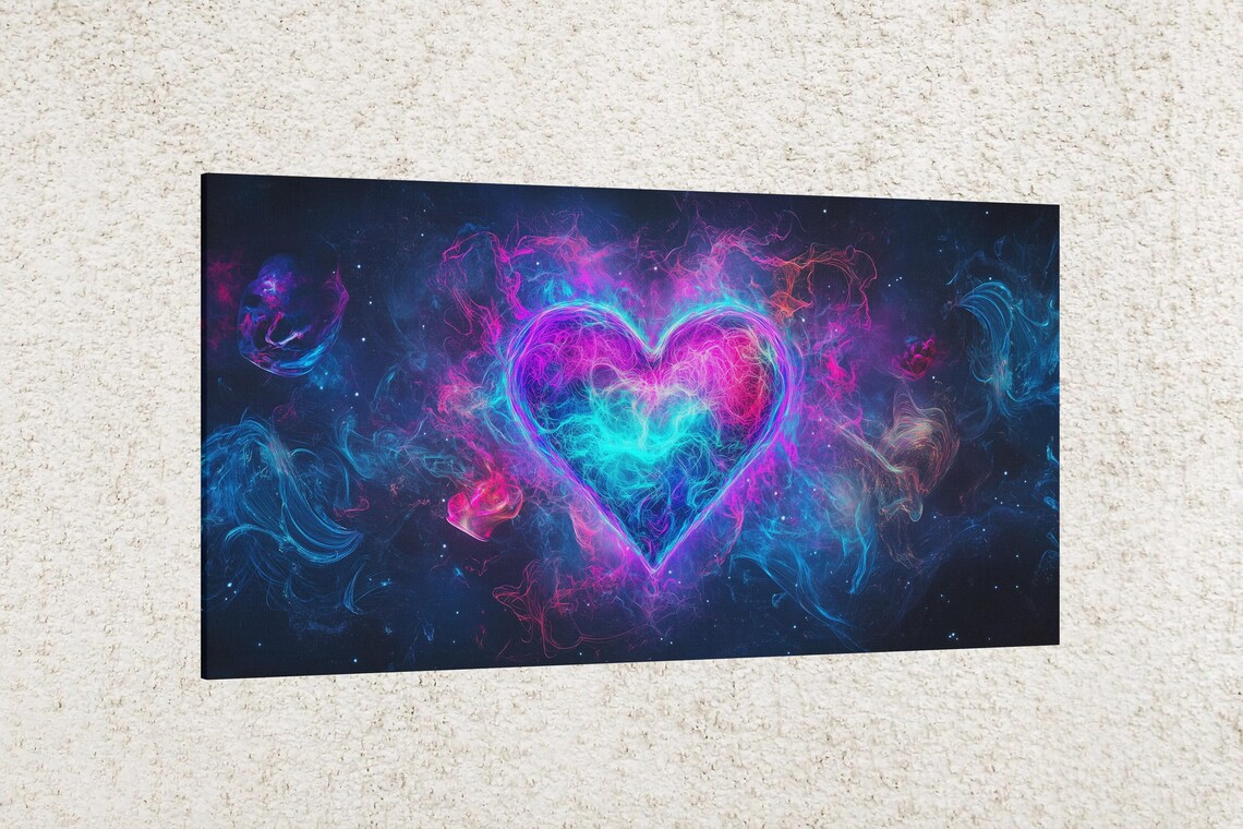 Heart Swirl Symphony, Valentines Day Wall Decor