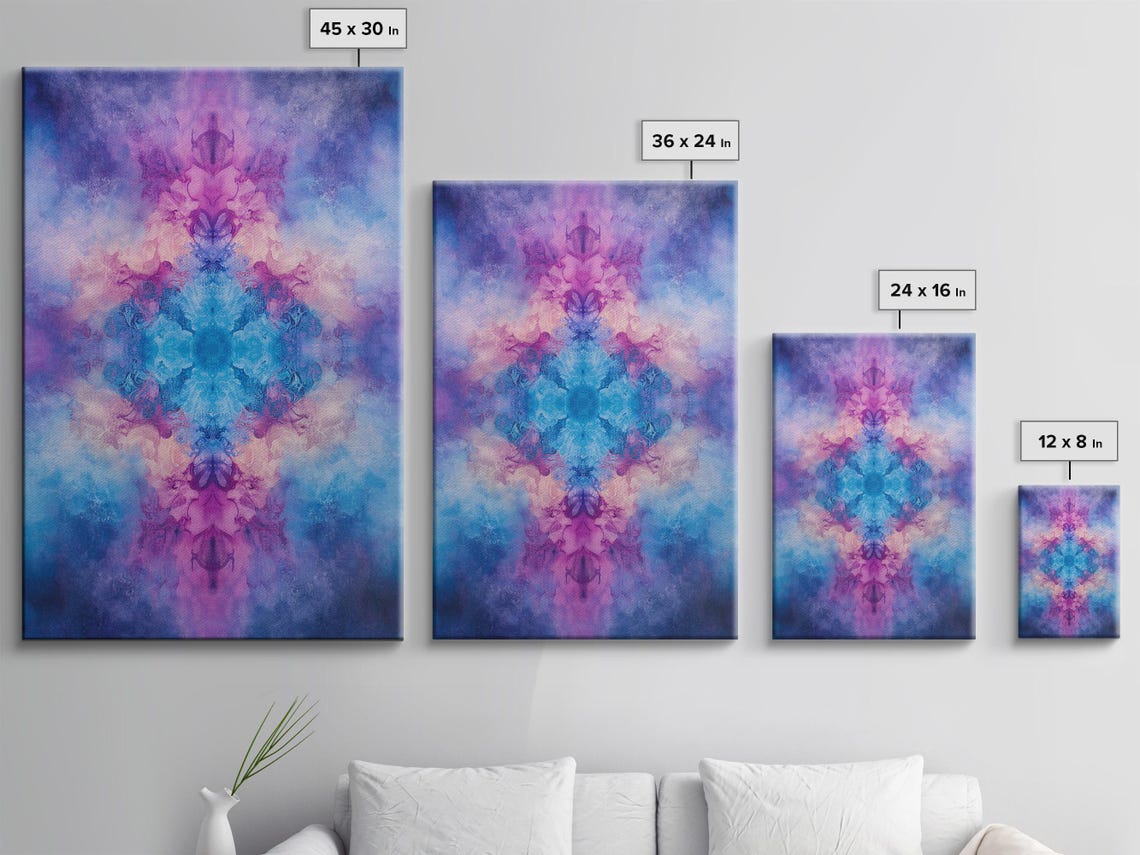 Mystical Cloud Abstract Art Print - Image 3