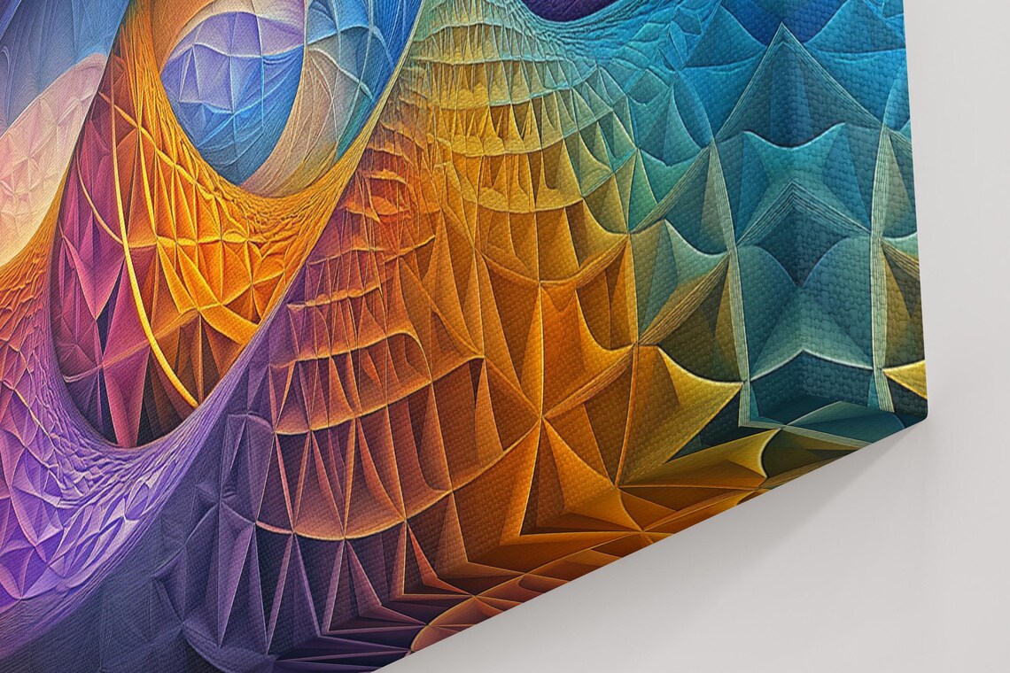 Abstract Fractal Patterns, Modern Art Print - Image 4