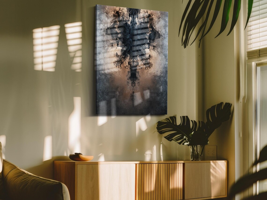 Smoky Abstract Patterns, Modern Art Print - Image 4