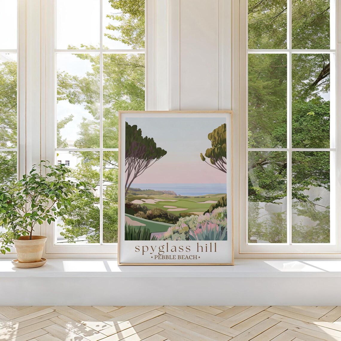 Spyglass Hill Golf, Pebble Beach Landscape Art - Image 2