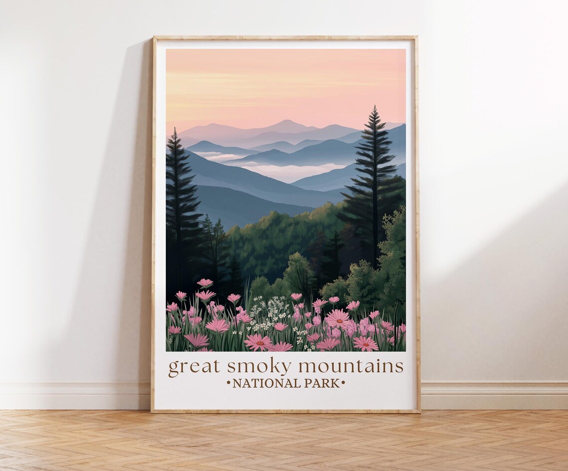 Great Smoky Mountains National Park Travel Poster