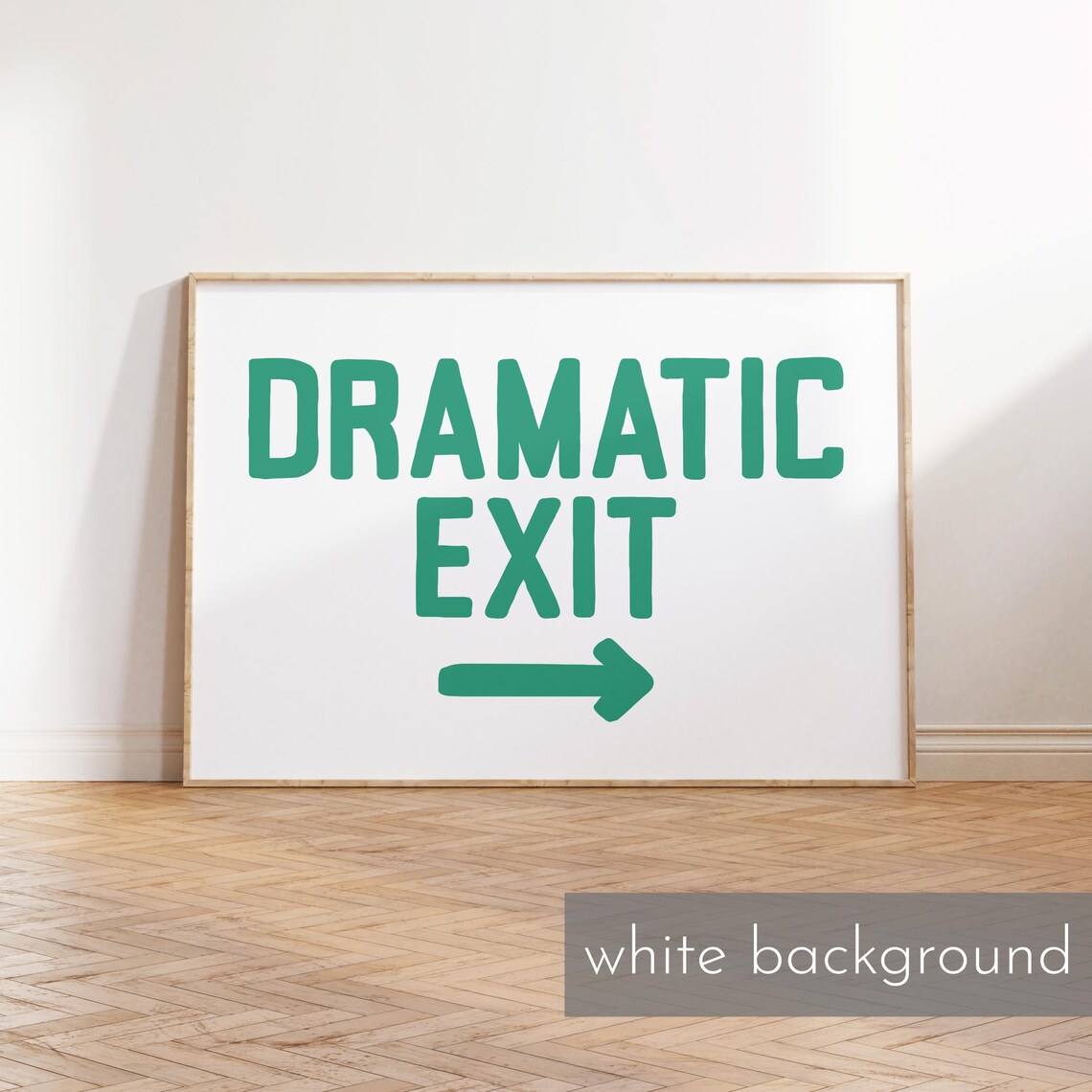 Dramatic Exit Hallway Entryway Welcome Art Print - Image 3