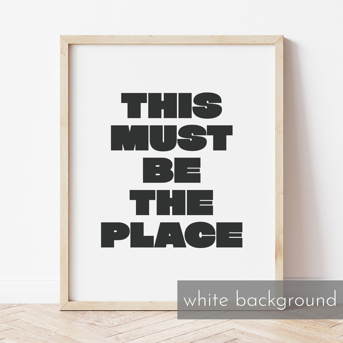 This Must Be The Place, Welcome Sign Art Print - Image 2