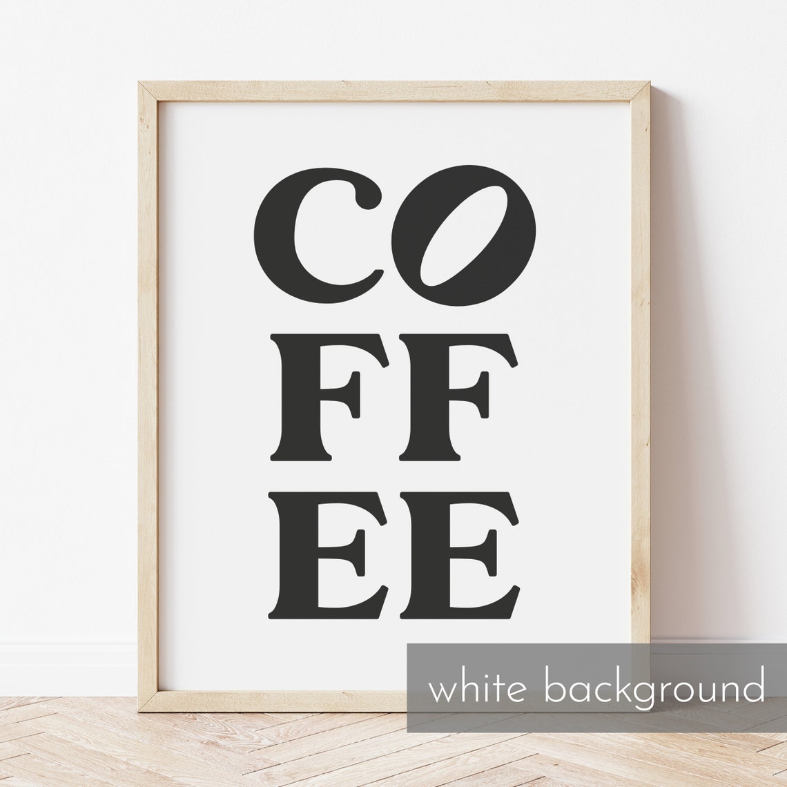 Coffee Typography Poster, Kitchen Decor - Image 3