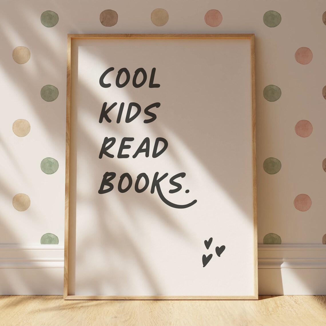 Cool Kids Read Books Kids Bedroom Wall Art Kids Poster For Girls And Boys Bedroom And Nursery Art - Image 4
