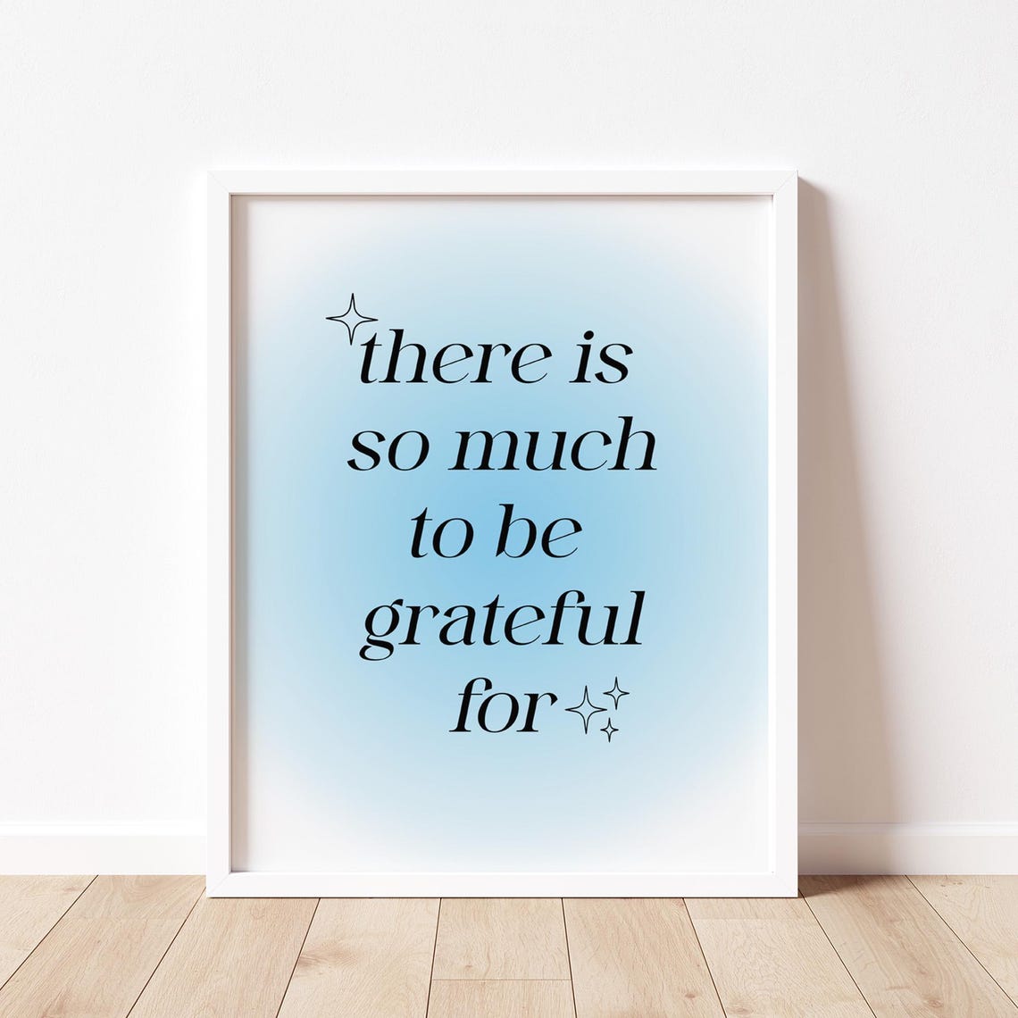 So Much To Be Grateful For Wall Art Print Motivational Quotes Positive Affirmation Growth Mindset Inspirational Poster